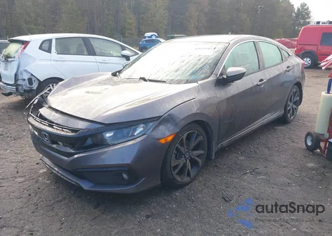 2020 Honda Civic Sport из США, поврежденный, VIN 2HGFC2F84LH525719
